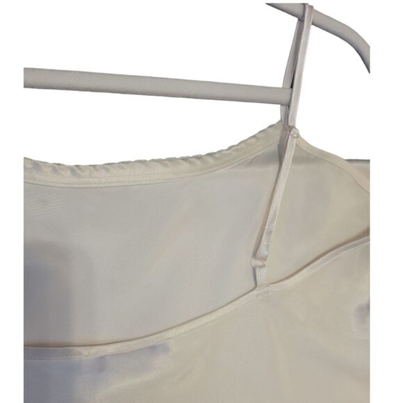 Vintage Cruz Eggshell White Chemise Slip Dress Nightgown OS - Picture 8 of 11